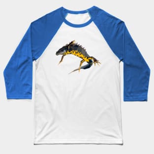 Great Crested Newt Baseball T-Shirt